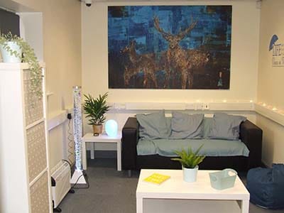 The new wellbeing room at Chase Terrace Academy