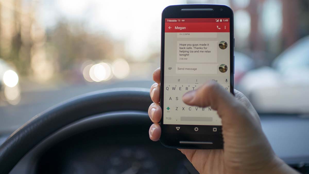 Mobile phone while driving