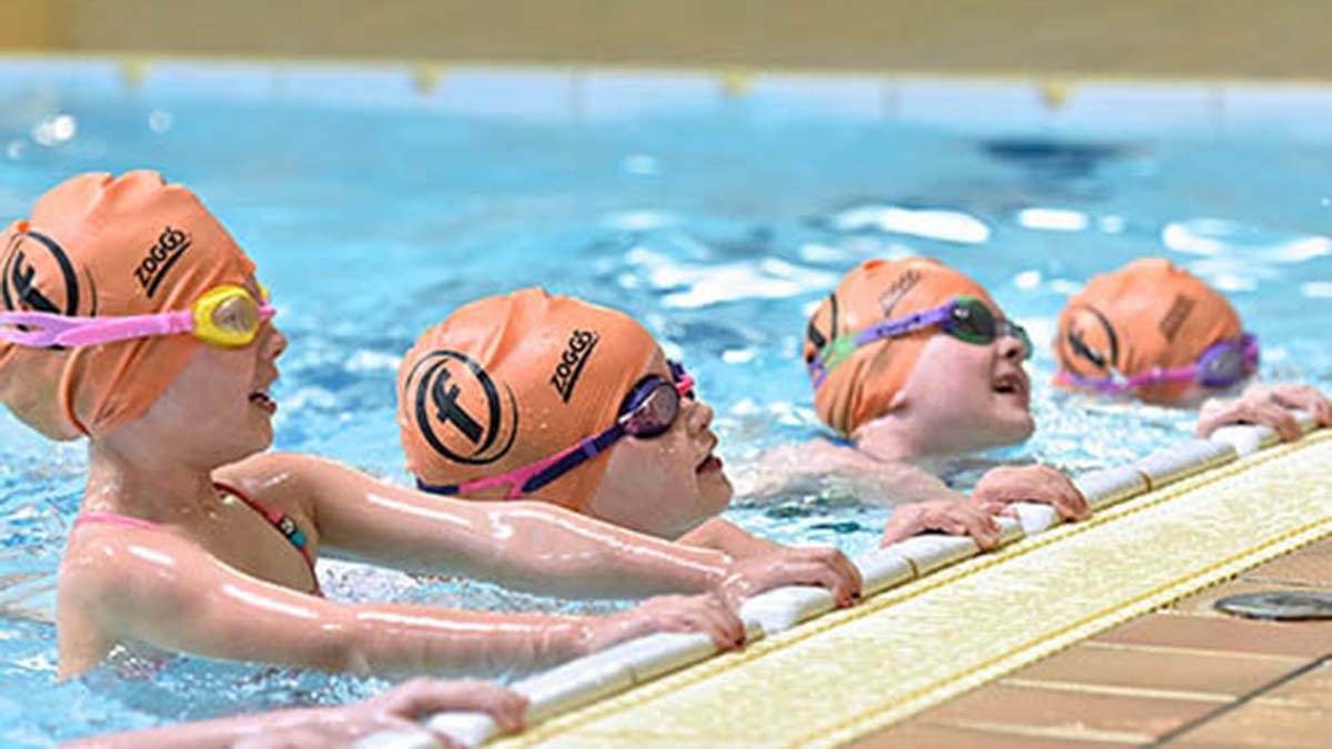 Swimming lesson