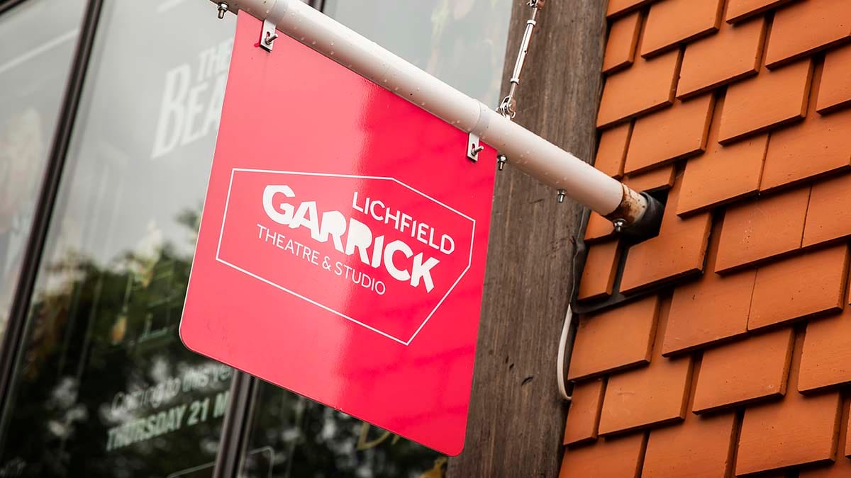 Lichfield Garrick sign