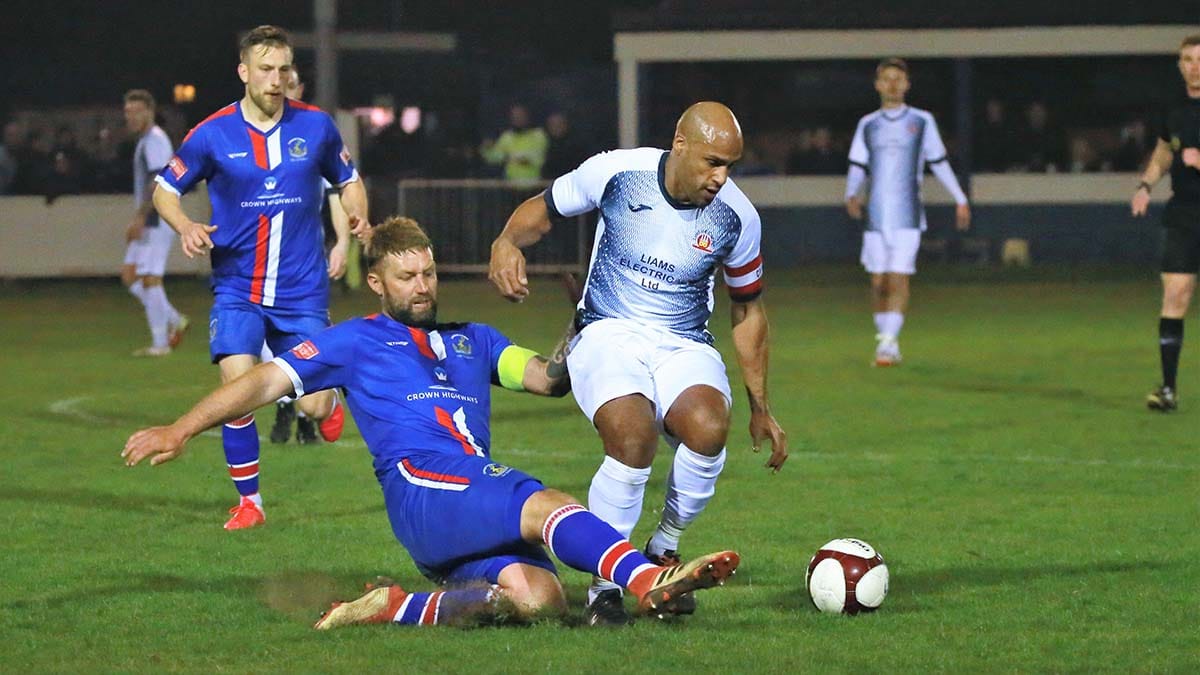 Action from Chasetown v Lichfield City. Picture: Dave Birt