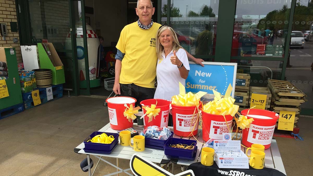 Jane Sutton at a previous fundraising event in Burntwood