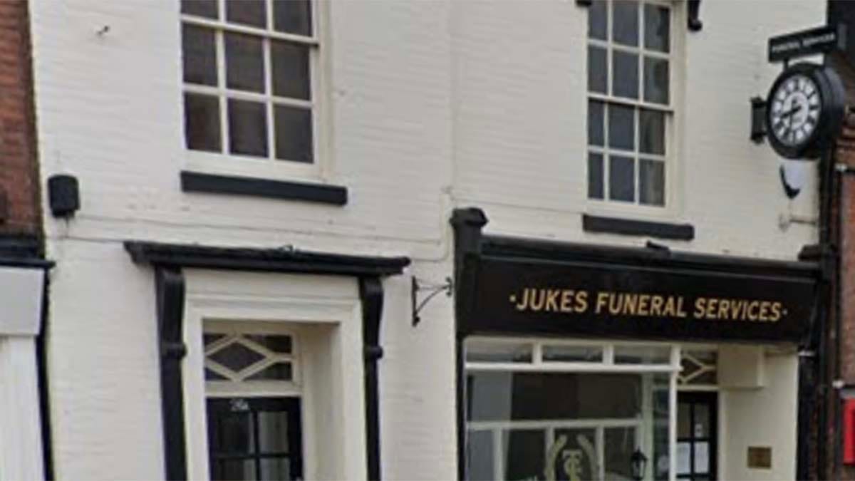 The Jukes Funeral Services building on Tamworth Street