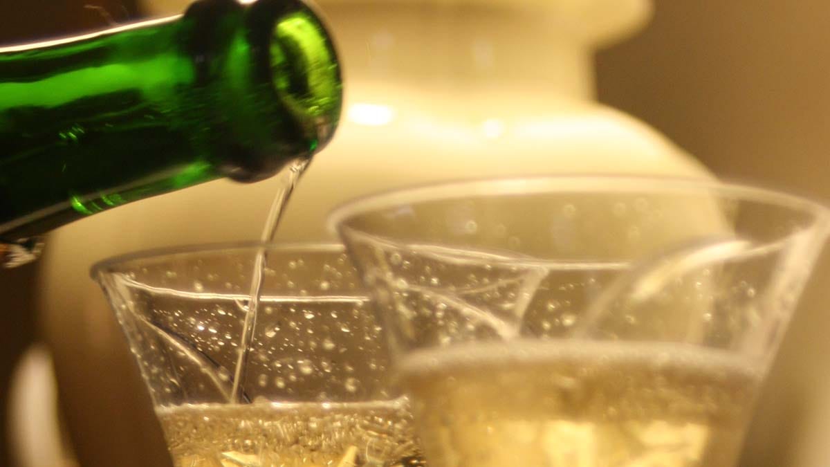 Champagne glasses. Picture: Quinn Dombrowski