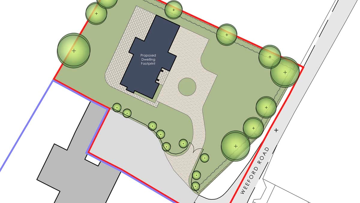 The planned layout of the new property. Picture: Lichfield District Council planning portal