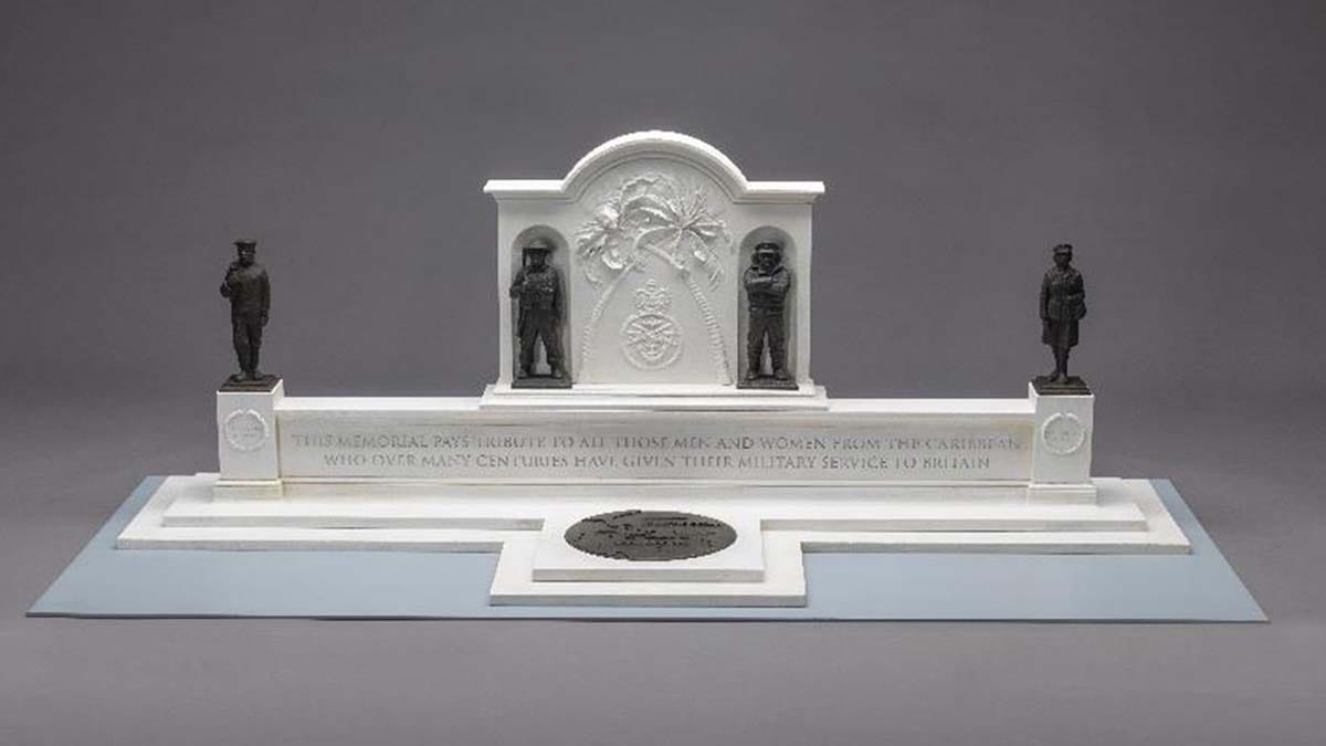 An artist's impression of the new Caribbean memorial