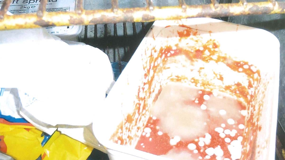 Mould found on food by Lichfield District Council officers