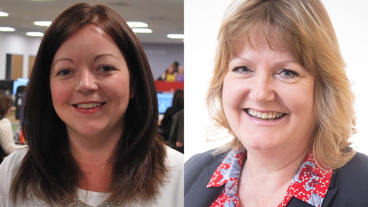 Hannah Gallimore and Liz Robson