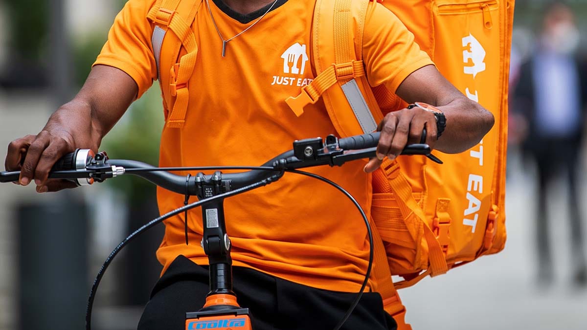 Just Eat delivery driver