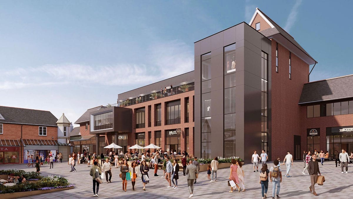 An artist's impression of the new cinema in Lichfield