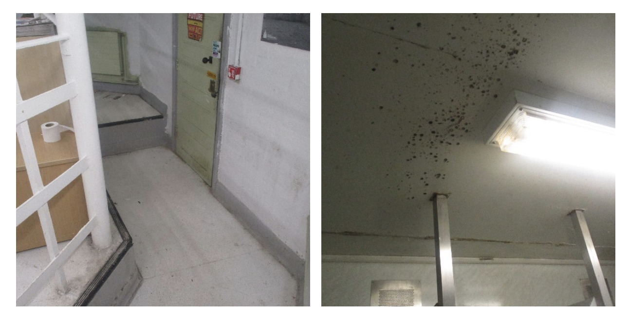 Dirty and mouldy areas highlighted in the report into HMP and YOI Swinfen Hall