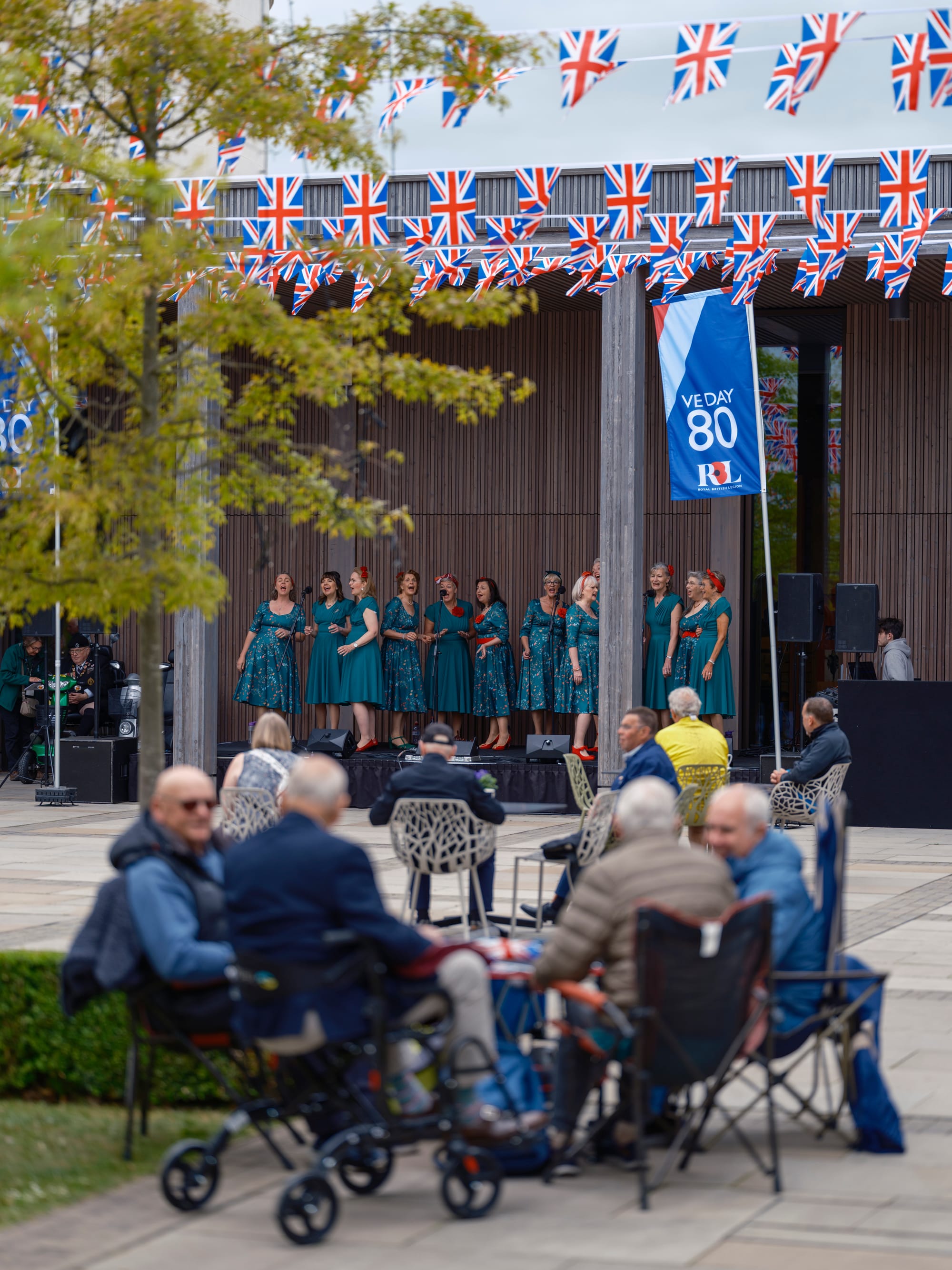 VE Day at the National Memorial Arboretum. Picture: Richard Grange