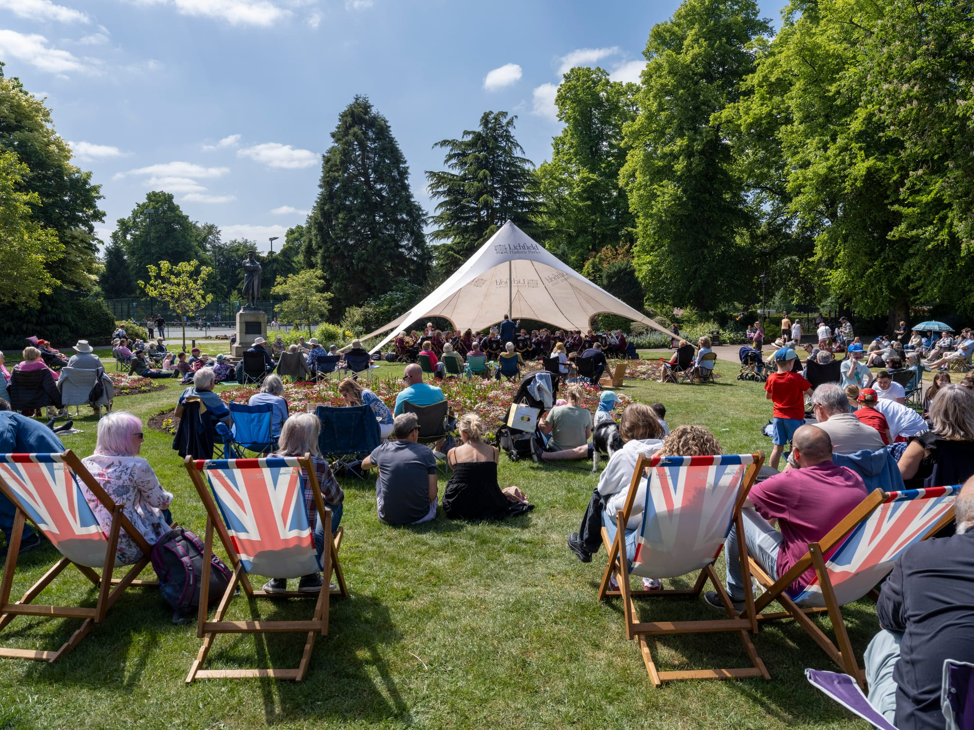 The City of Lichfield Concert Band performing