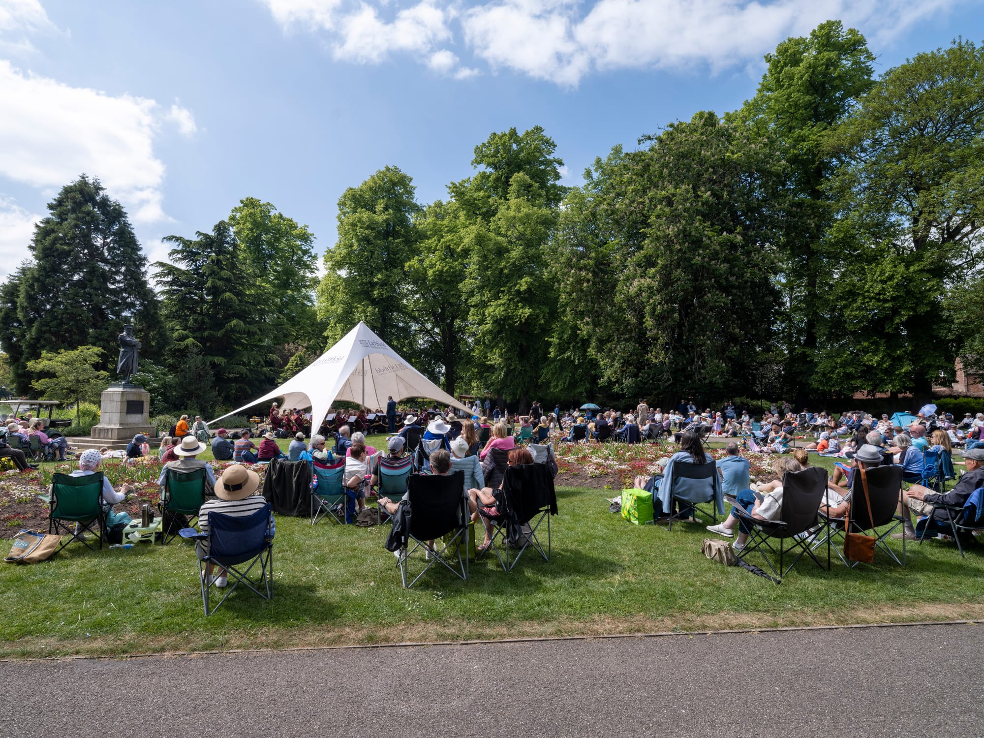 The City of Lichfield Concert Band performing