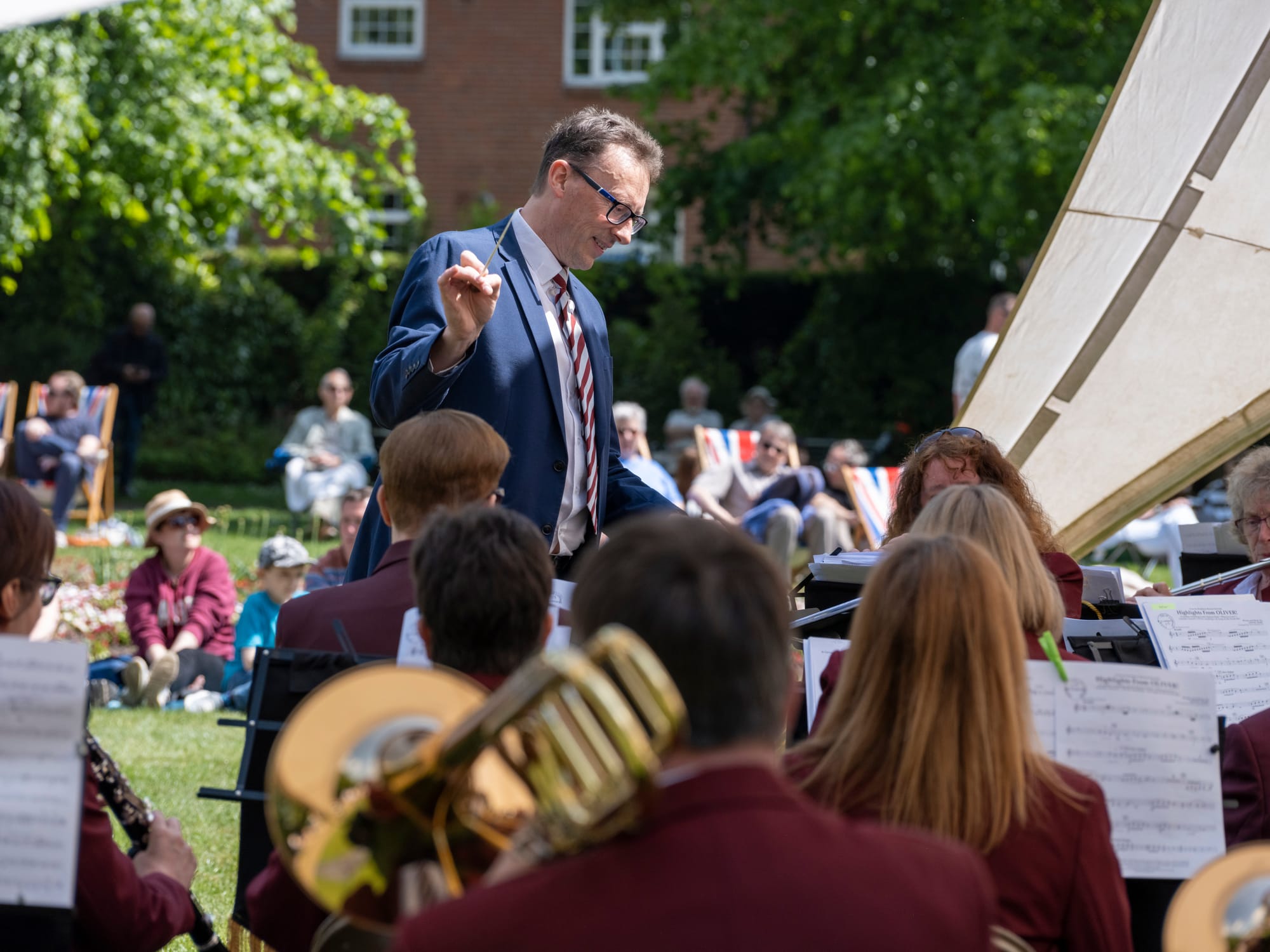 The City of Lichfield Concert Band performing