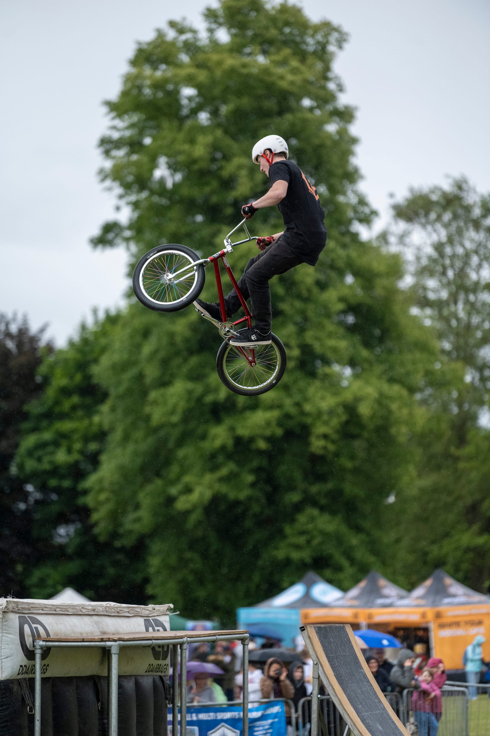 Stunt bikes at the Lichfield Bower