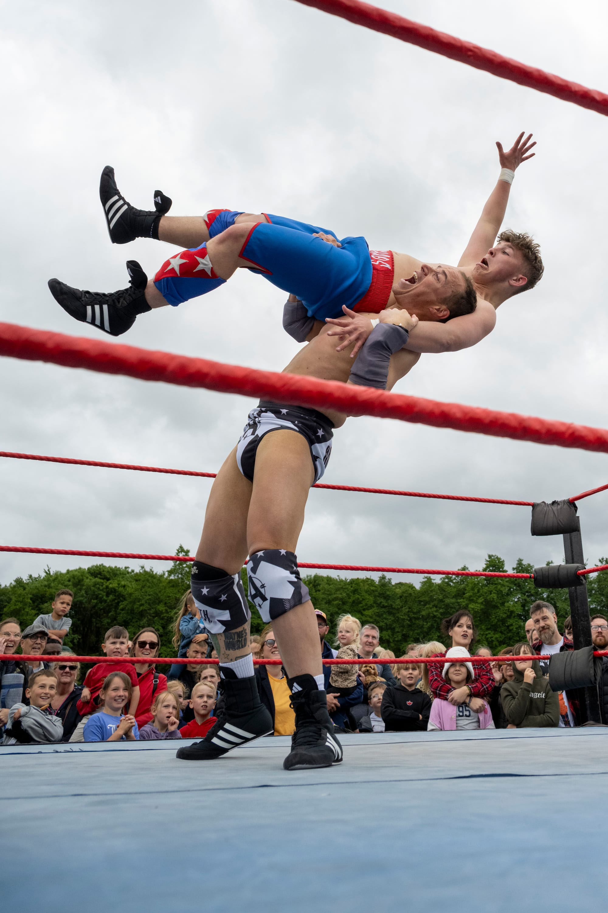 Wrestlers at the Lichfield Bower