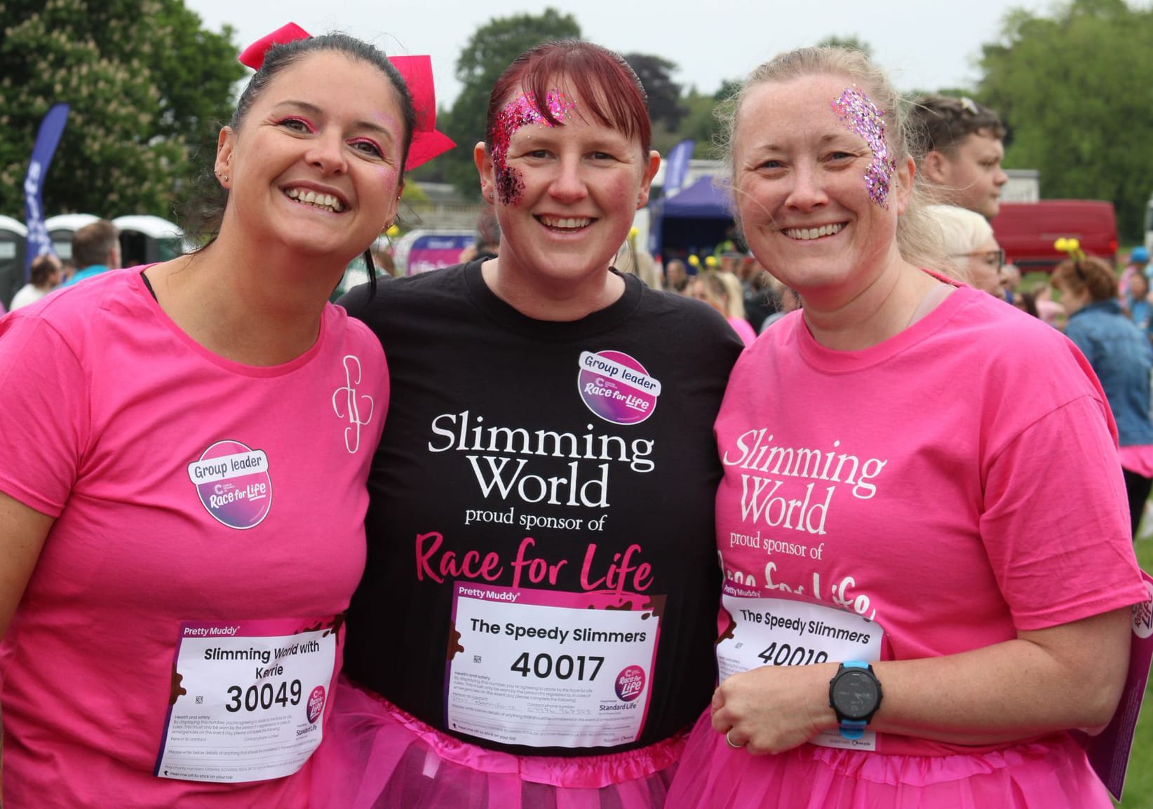 Slimming World members taking part in Race for Life