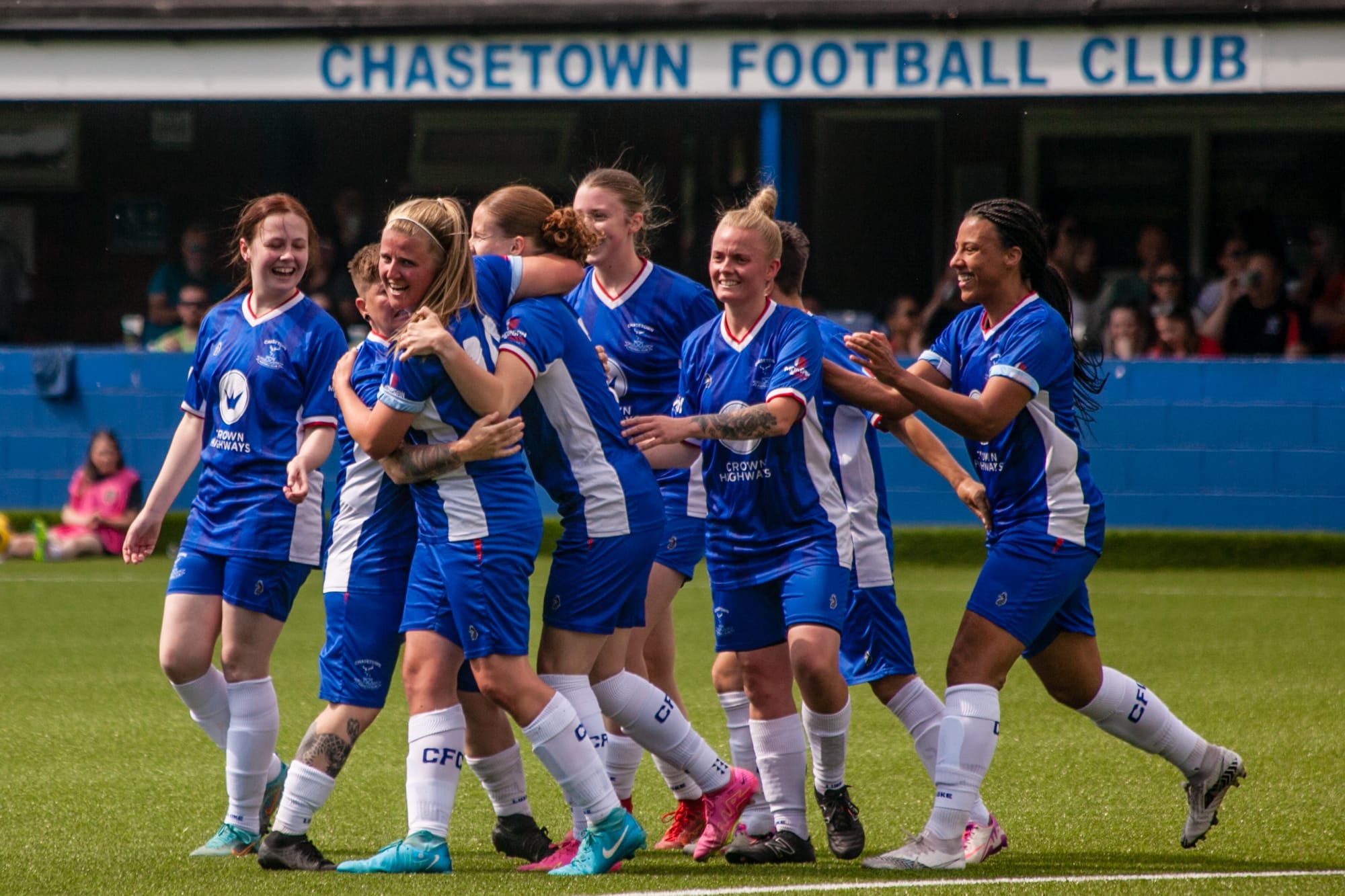 Chasetown Women celebrate. Picture: John Harris