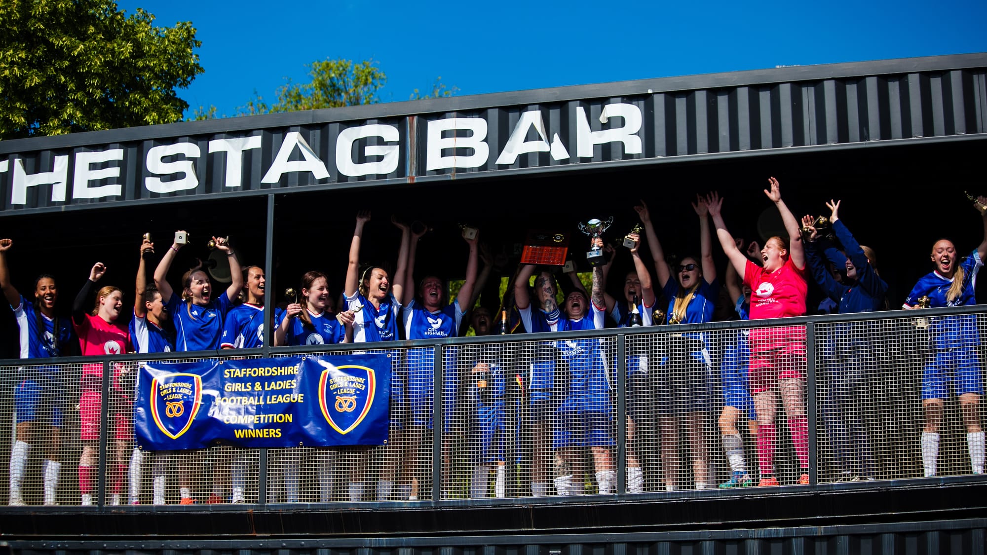 Chasetown's players celebrate