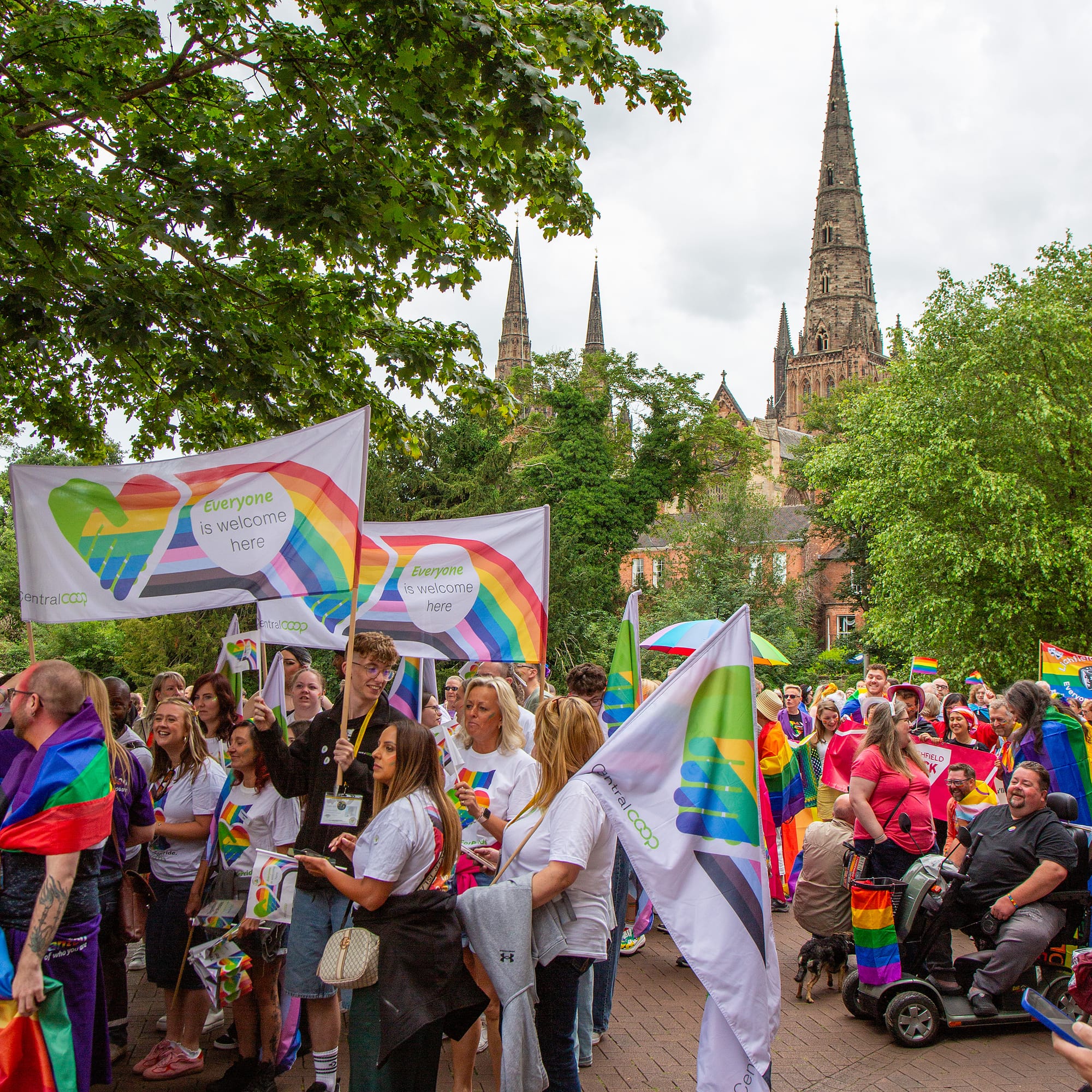 Lichfield Pride. Picture: Alex Davidson