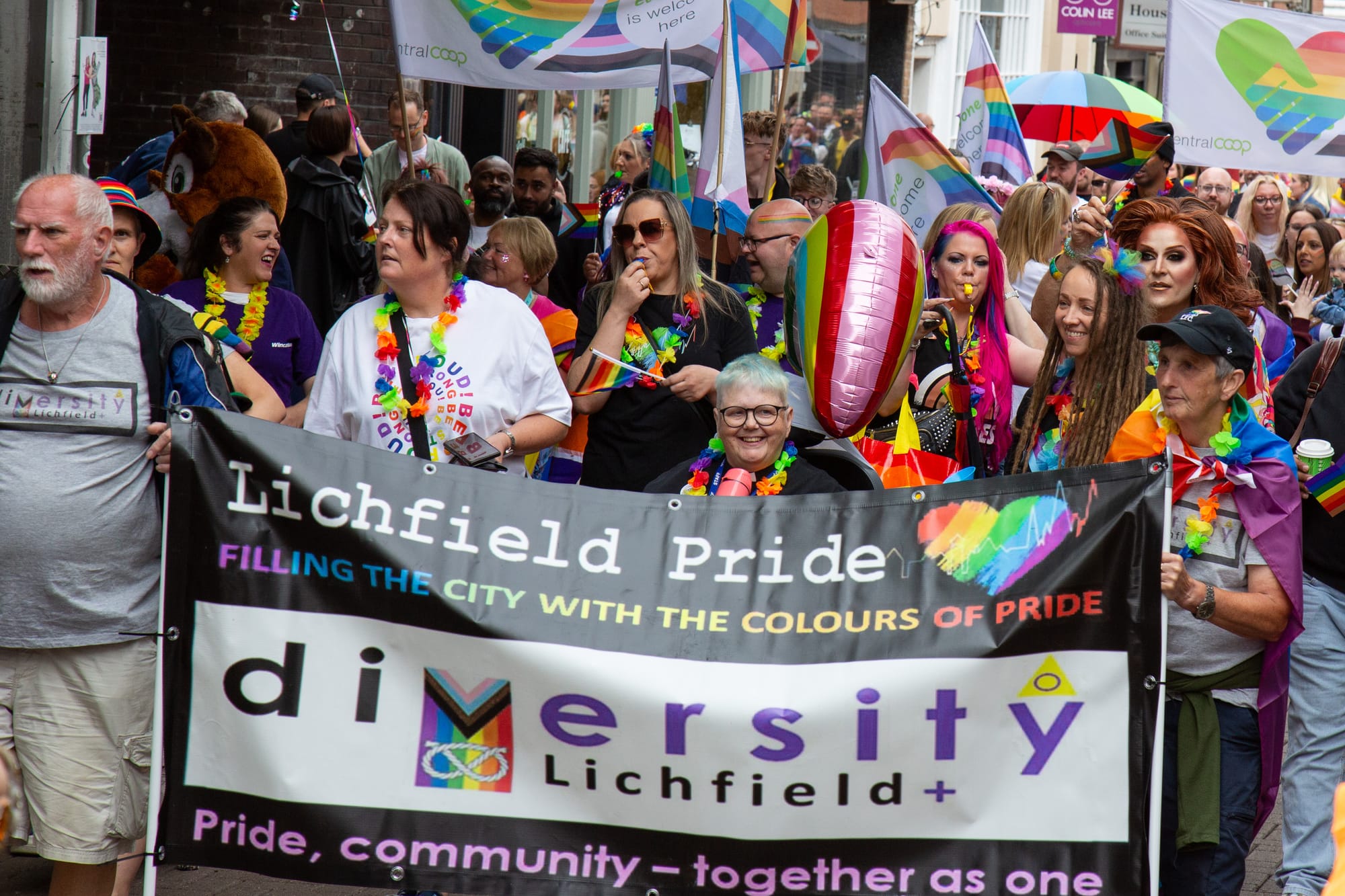 Lichfield Pride. Picture: Alex Davidson