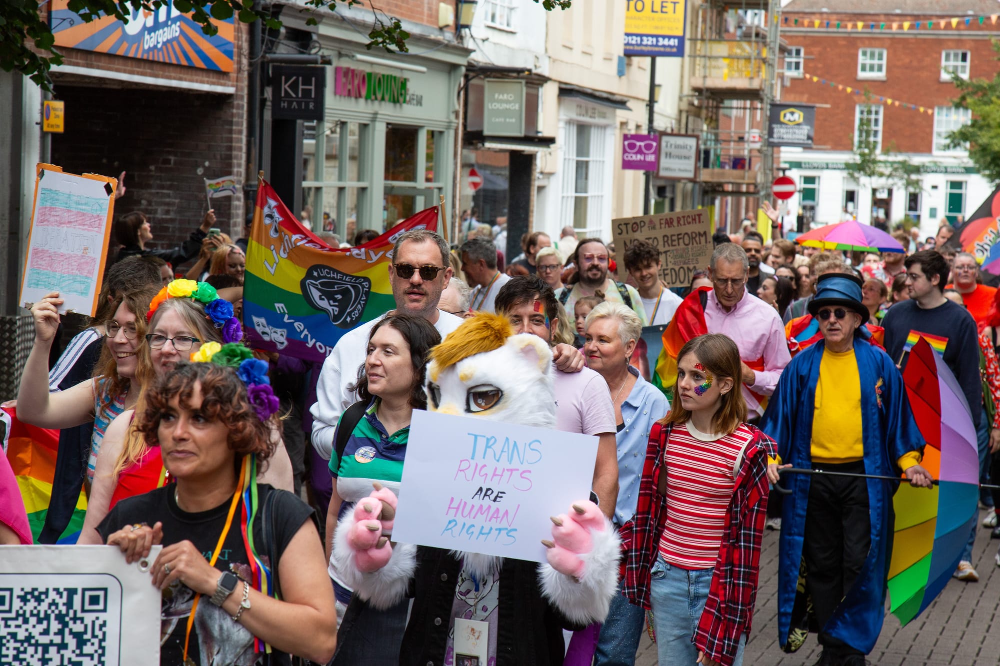 Lichfield Pride. Picture: Alex Davidson