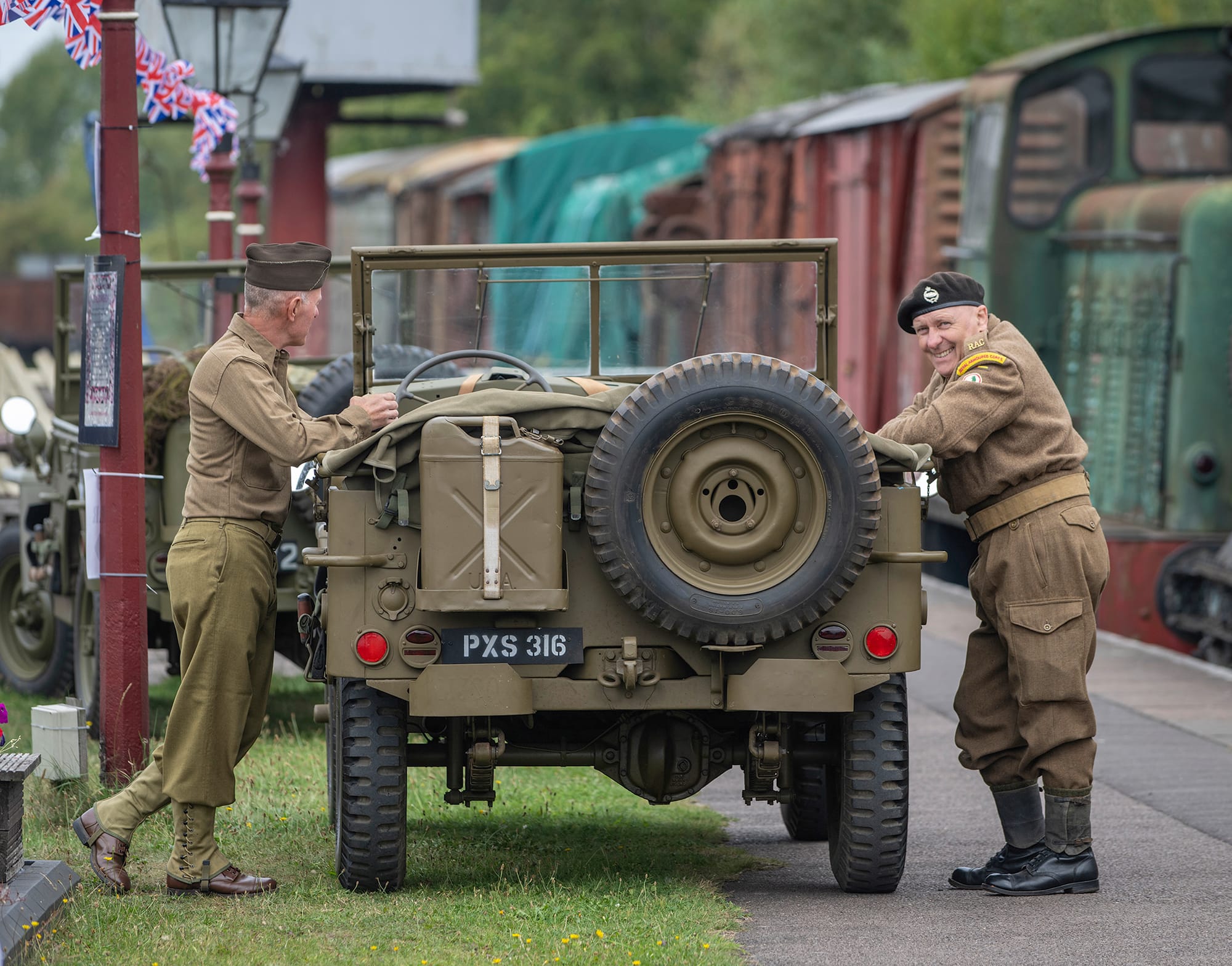 Chasewater Railway 1940s event. Picture Jim Wall