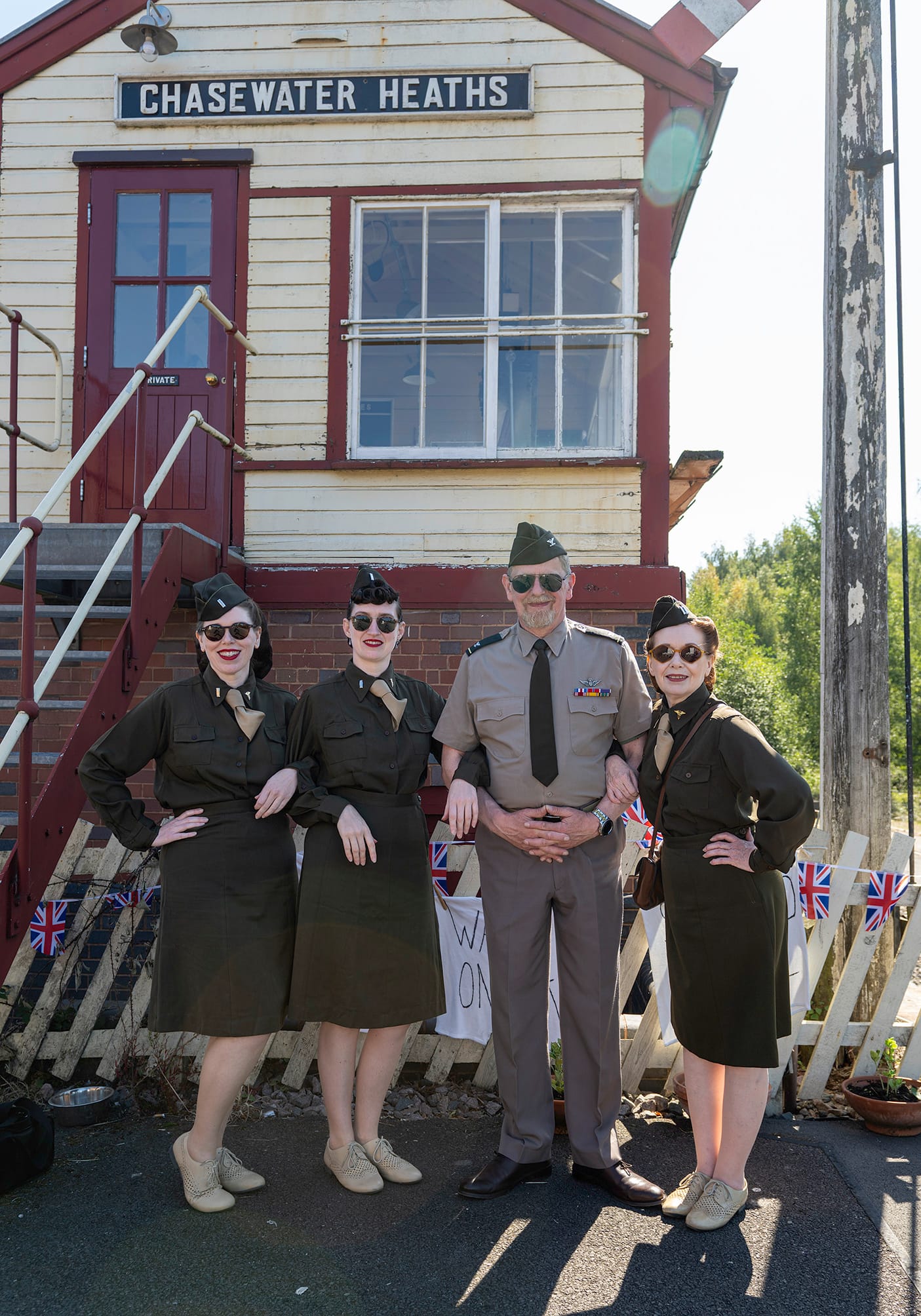Chasewater Railway 1940s event. Picture Jim Wall