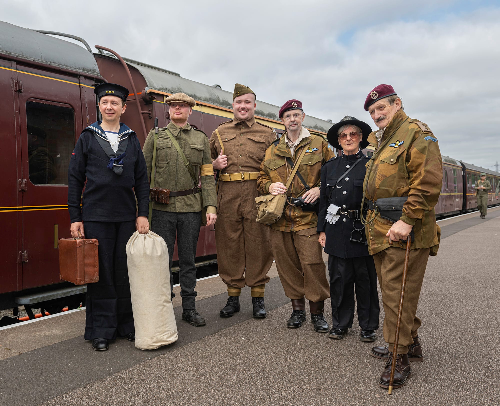 Chasewater Railway 1940s event. Picture Jim Wall
