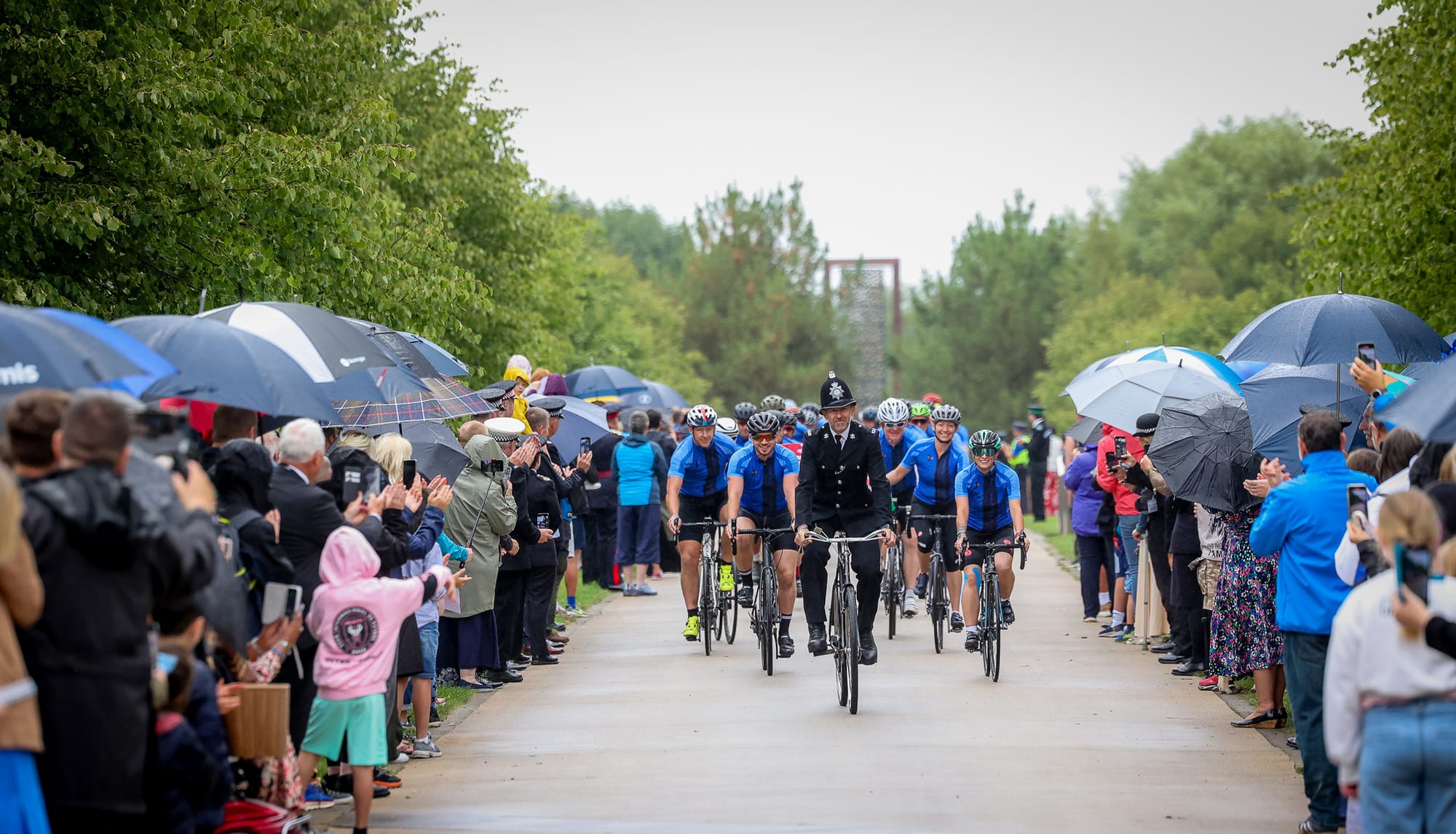 Care of Police Survivors service at the National Memorial Arboretum