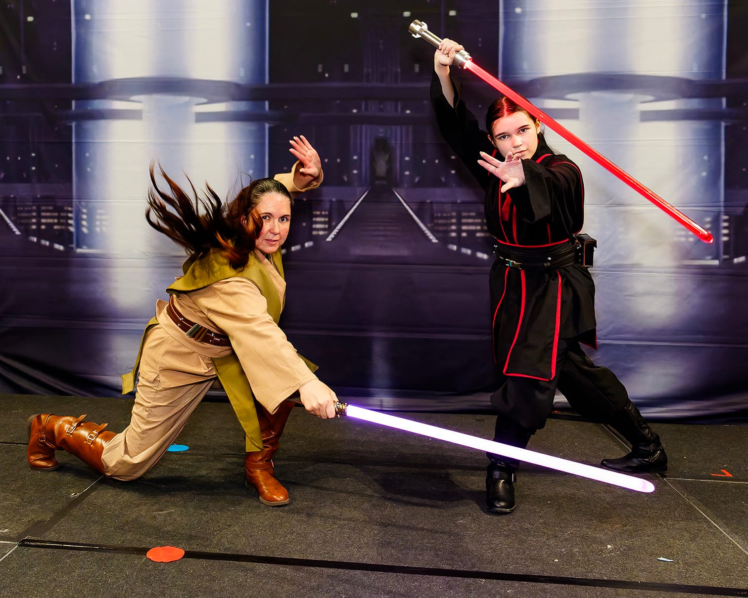 Light sabre battles