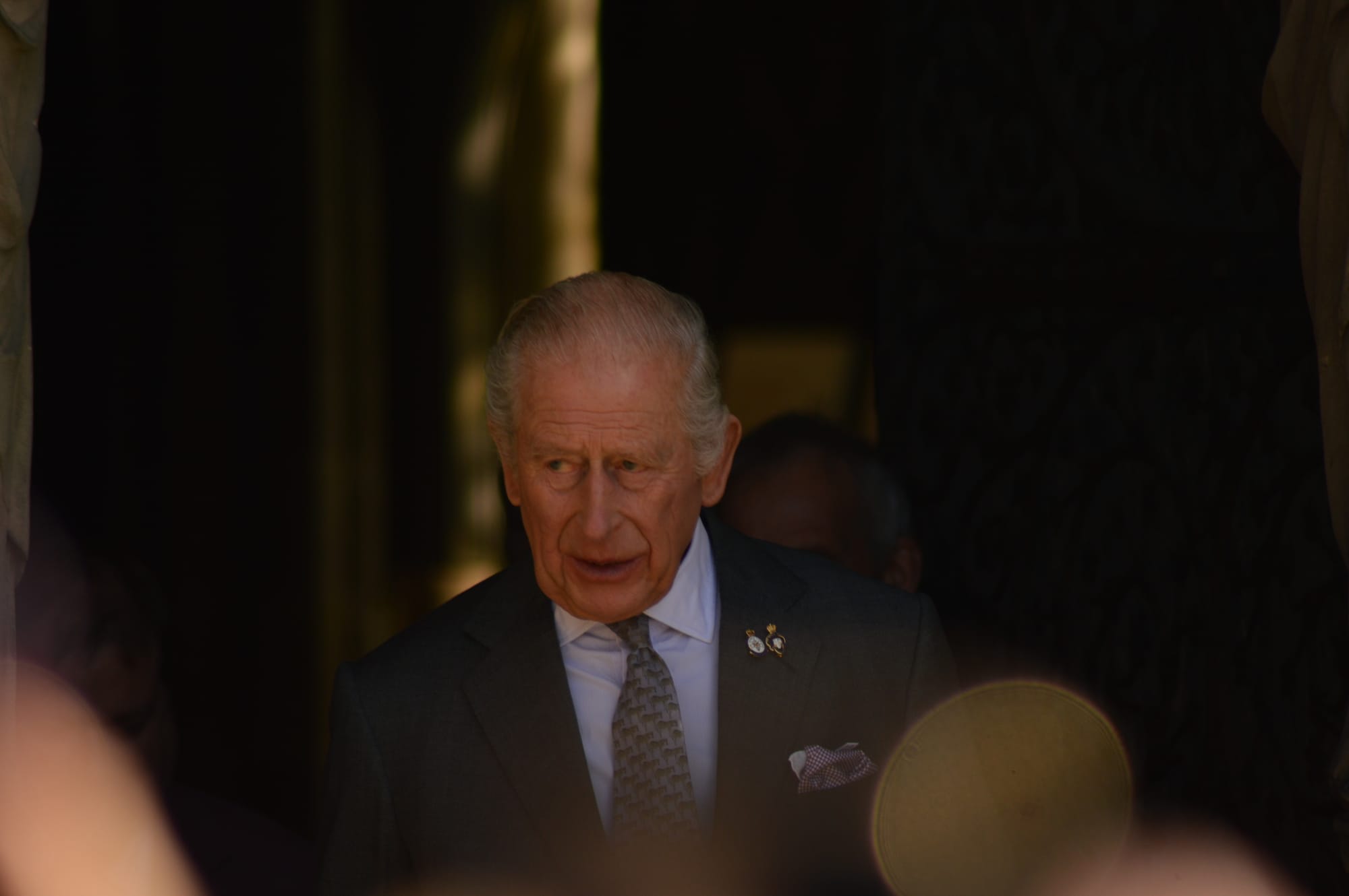 King Charles III in Lichfield. Picture: Johnny Charlesworth