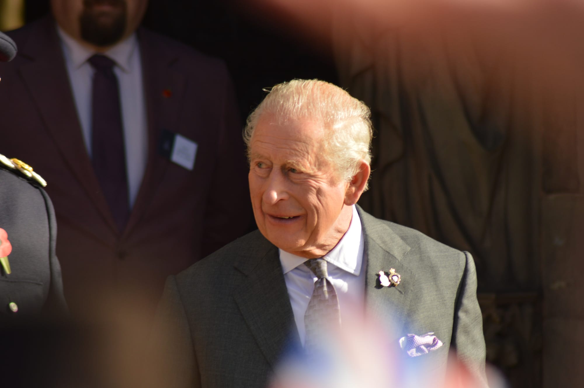 King Charles III in Lichfield. Picture: Johnny Charlesworth