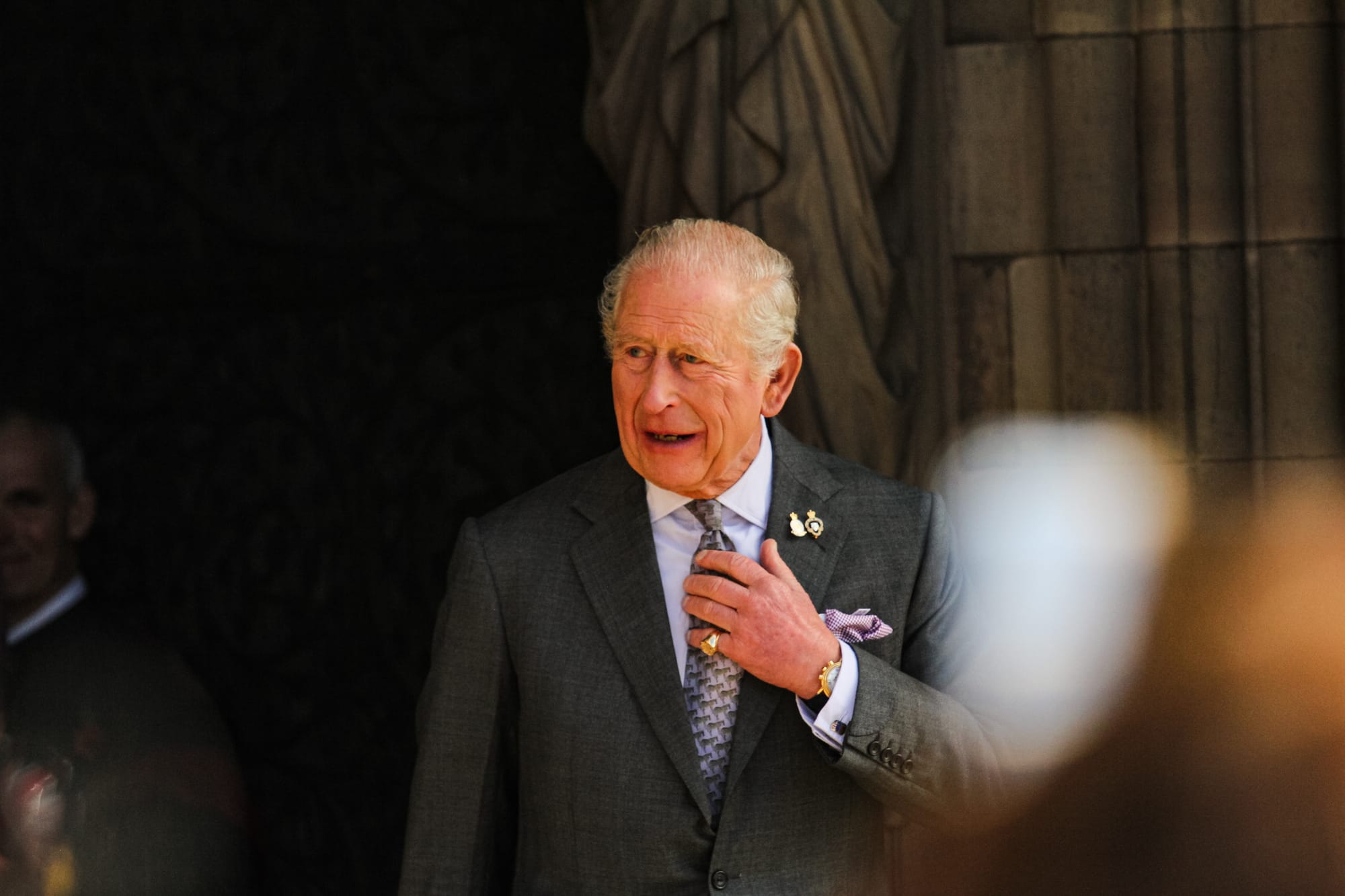 King Charles III in Lichfield. Picture: Harry Owen