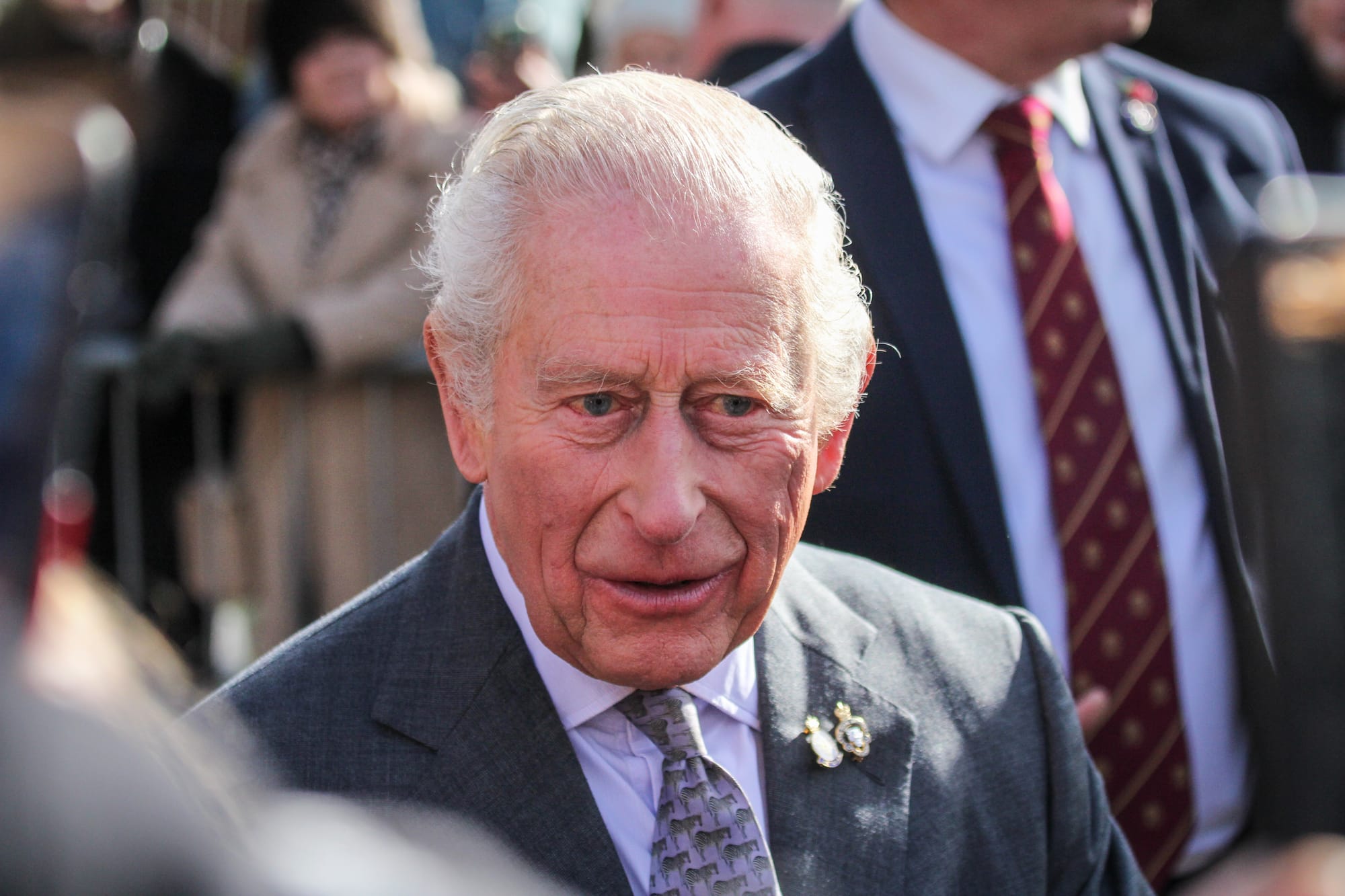 King Charles III in Lichfield. Picture: Harry Owen