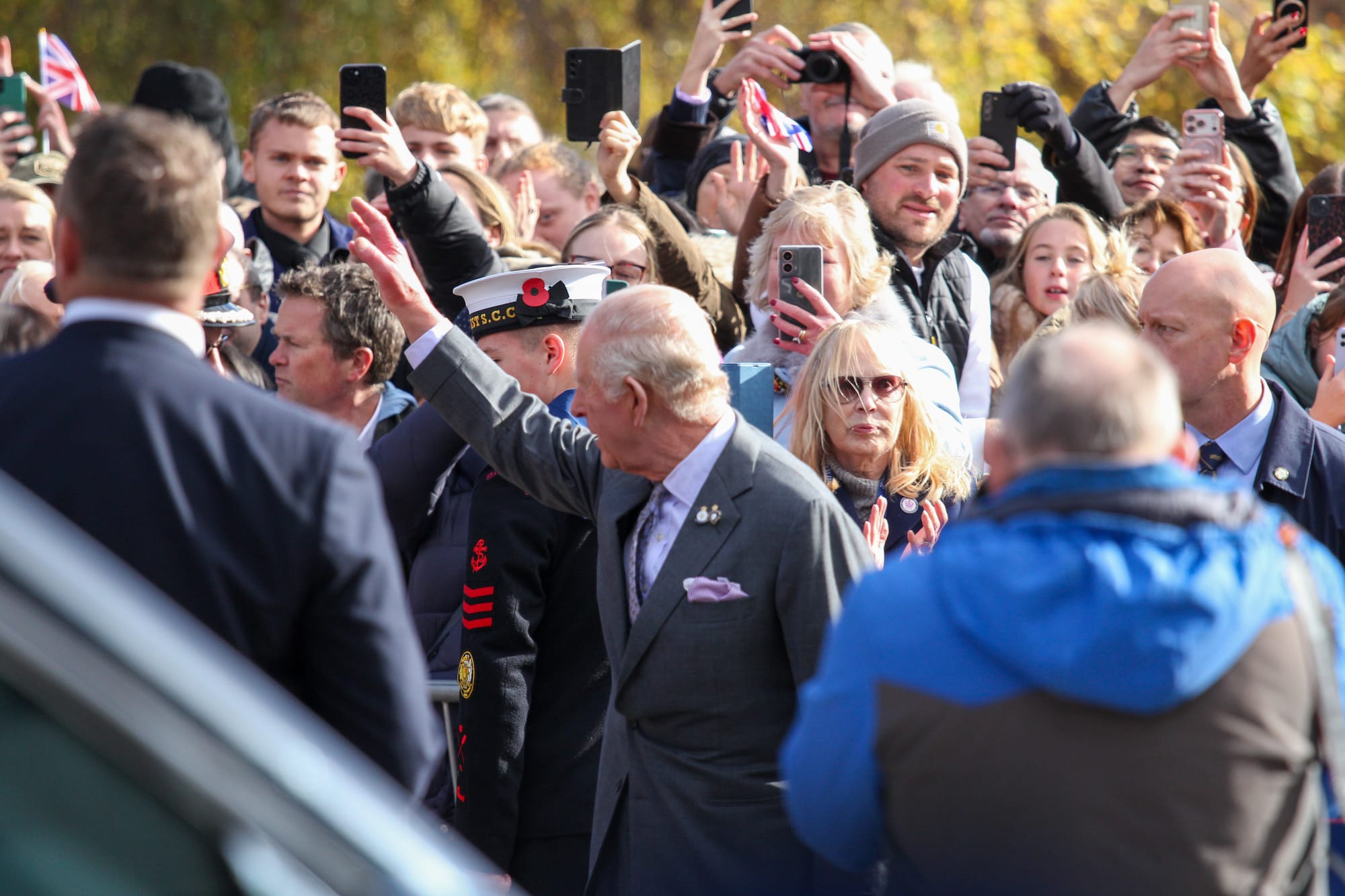 King Charles III in Lichfield. Picture: Harry Owen