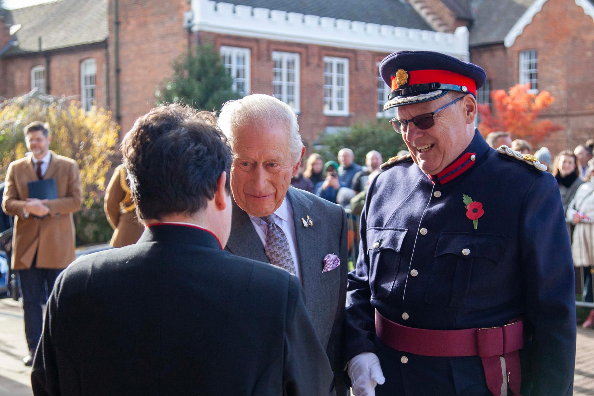King Charles III during his visit to Lichfield. Picture: Lichfield Cathedral