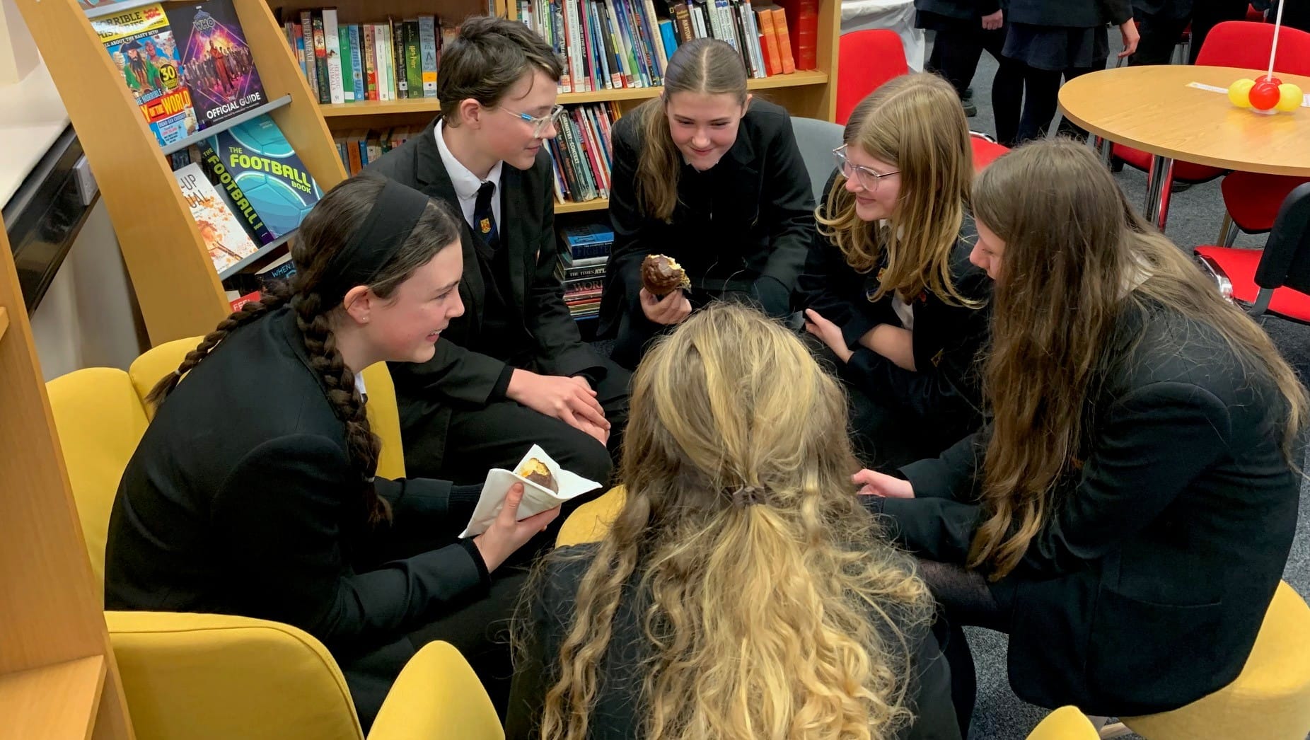 The opening of the Nether Stowe School library