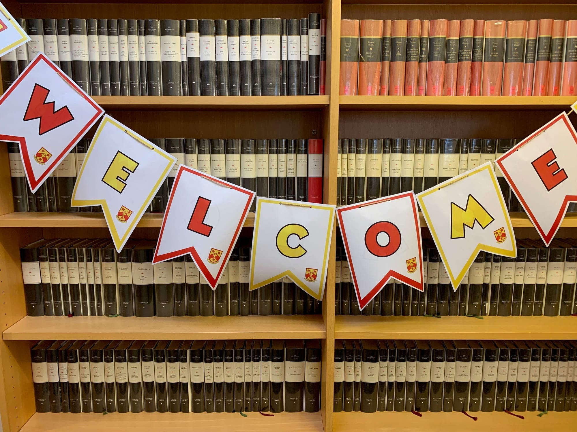 The opening of the Nether Stowe School library