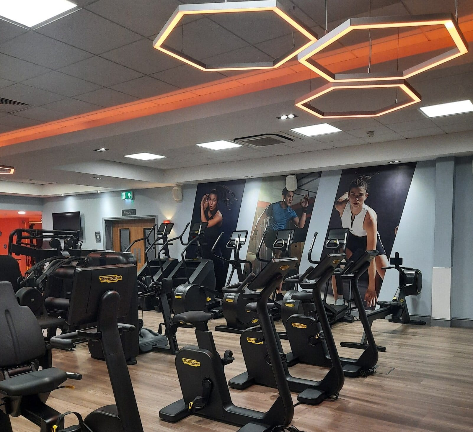 The refurbished gym at Lichfield Golf and Country Club