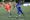 Lichfield City's Abdul Bashiri on the ball against Darlaston Town