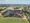 An aerial shot of the scorched farmland in Fradley