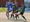 Chasetown's George Cater bring crowded out at 1874 Nantwich