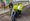 Martin Dickinson, Alex Sheldon, David Farrand and Maxine Bate alongside the M6 Toll