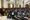 Security guards at a council meeting