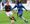 Ramone Stephens on the ball in a pre-season clash with Aston Villa in 2010. Pic: Dave Birt