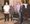 Kevin Wilson, Lord Puttnam, Paul Griffin and Simon Price with the cutlery set
