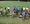 Cyclists take a break during the July ride to Whittington