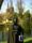 Darth Vader, aka Alan Towers, in front of Lichfield Cathedral